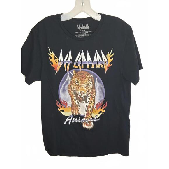 Def Leppard Other - Def Leppard Animal Graphic Band T-Shirt Medium Vintage 70's 80's